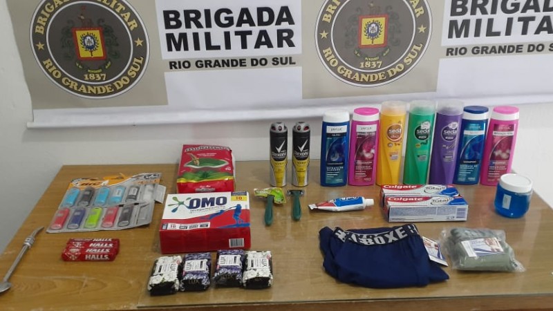 Brigada Militar prende homem por furto a estabelecimento comercial em Palmares do Sul