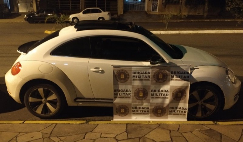 apreensão de droga e veiculo clonado