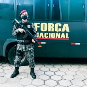 PM da serra atuando junto a Força Nacional 
