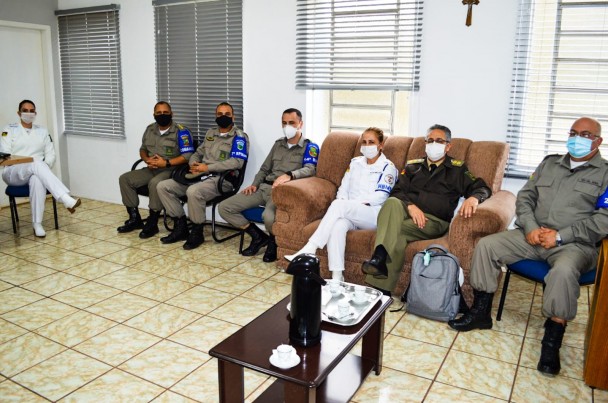 Biopsicossocial do Hospital da Brigada Militar de Santa Maria visita CRPO Missões