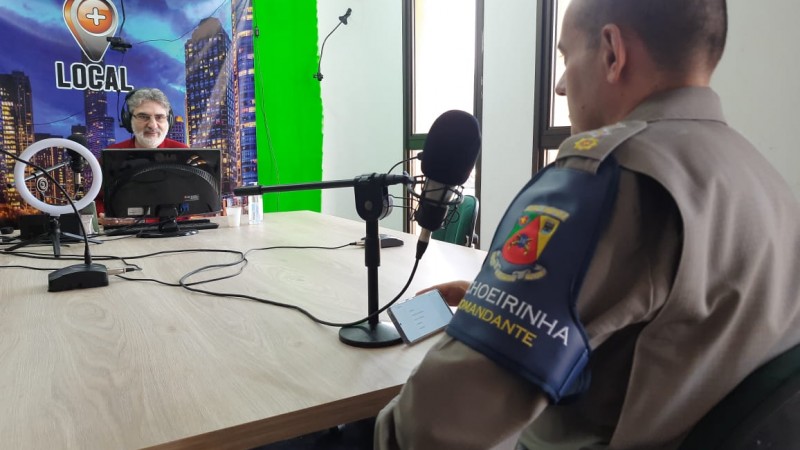 Major Rafael participa de programa na r&aacute;dio Local Mais 