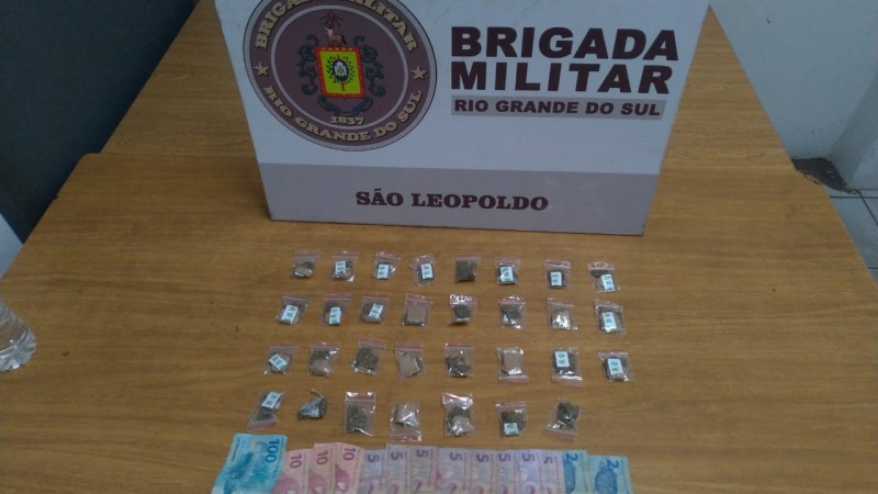 19 julho BRIGADA MILITAR DE S&Atilde;O LEOPOLDO PRENDE POR TR&Aacute;FICO