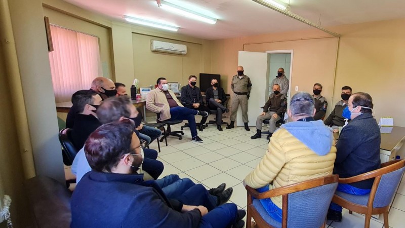 Reunião com Comando da BM do Litoral