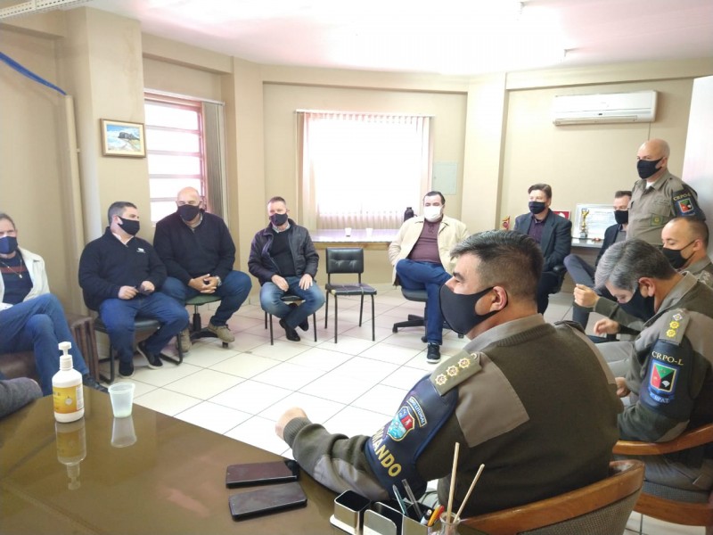 Reunião com Comando da BM do Litoral