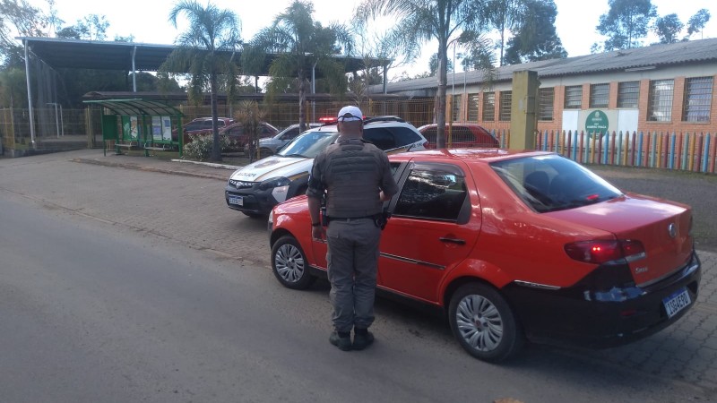 policiamento em Nova Santa Rita