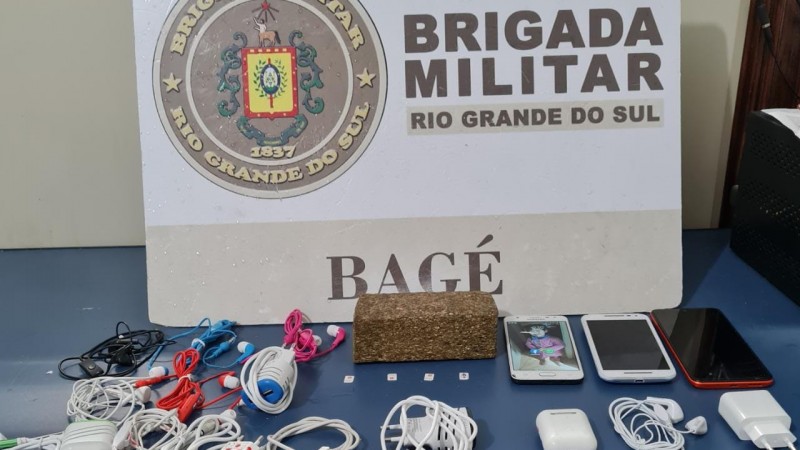 todos os materiais apreendidos