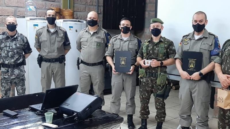 26&ordm; BPM recebeu a visita do Comandante do 19&ordm; Batalh&atilde;o de Infantaria Motorizado.