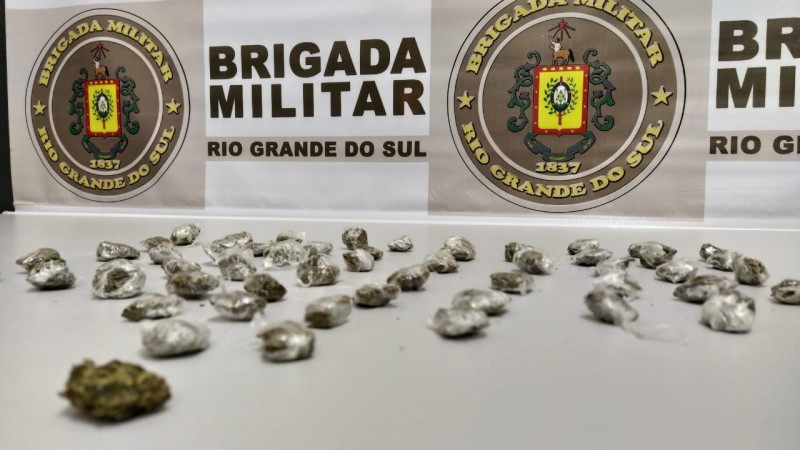 Droga Apreendida durante a&ccedil;&atilde;o da BM