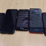 Celulares apreendidos