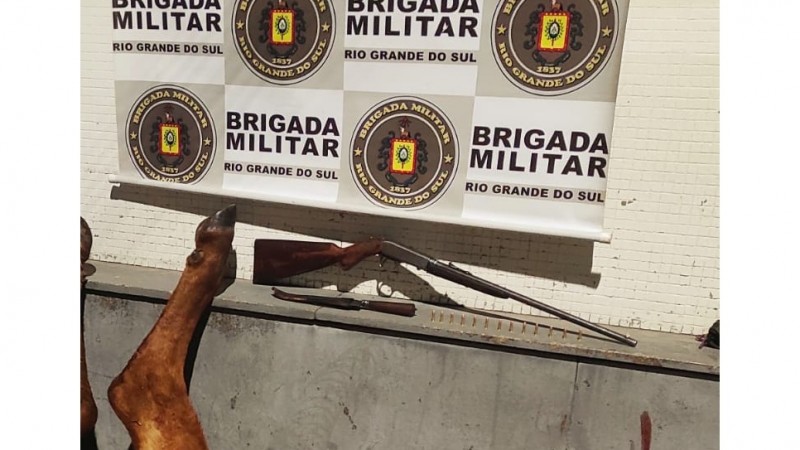 Arma longa apreendida