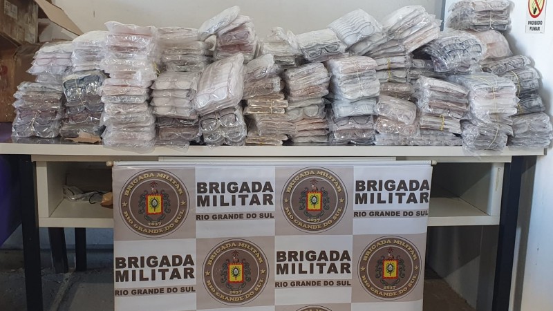 Armações de óculos apreendidas