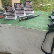 Troféu e medalhas
