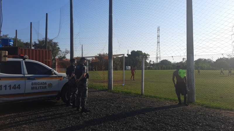 Policiamento jogo