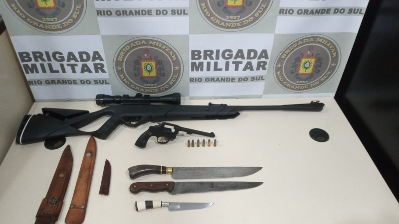 prisão em sapiranga arma