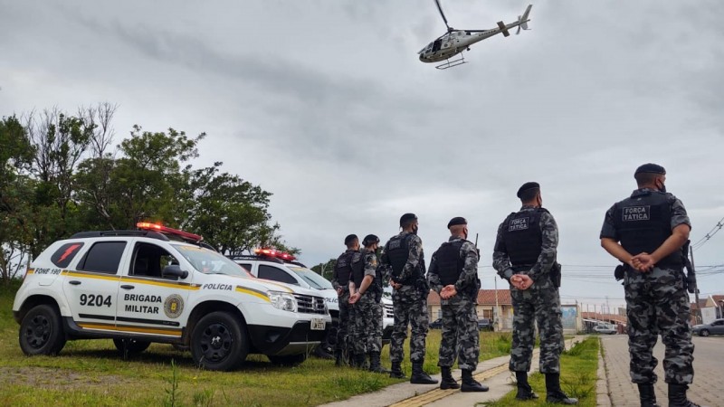 A&ccedil;&atilde;o foi desenvolvida pelo 26&ordm; BPM e Batalh&atilde;o de Avia&ccedil;&atilde;o da Brigada Militar. 