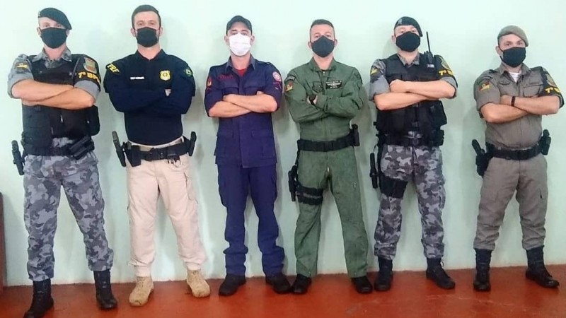 Policiais Militares do 7º BPM promovem encontro com antigos colegas em Três Passos