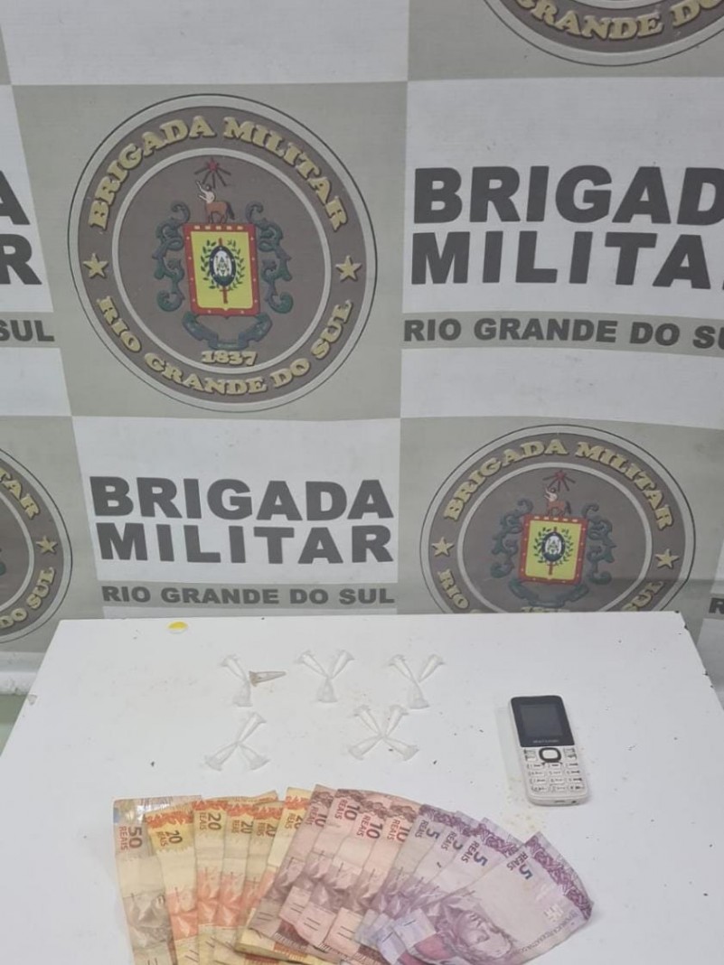 Homem foi preso por tráfico de entorpecentes em Cachoeirinha. 