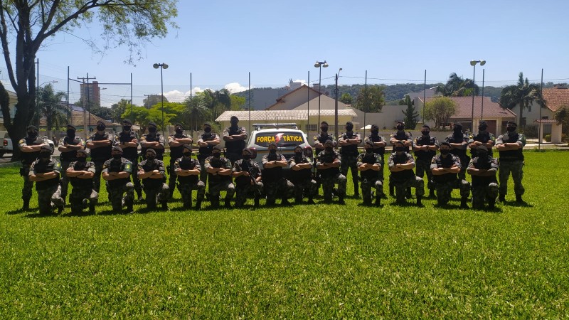 A Brigada Militar do Vale do Rio Pardo recebe treinamento de Atendimento Pré-hospitalar de Combate