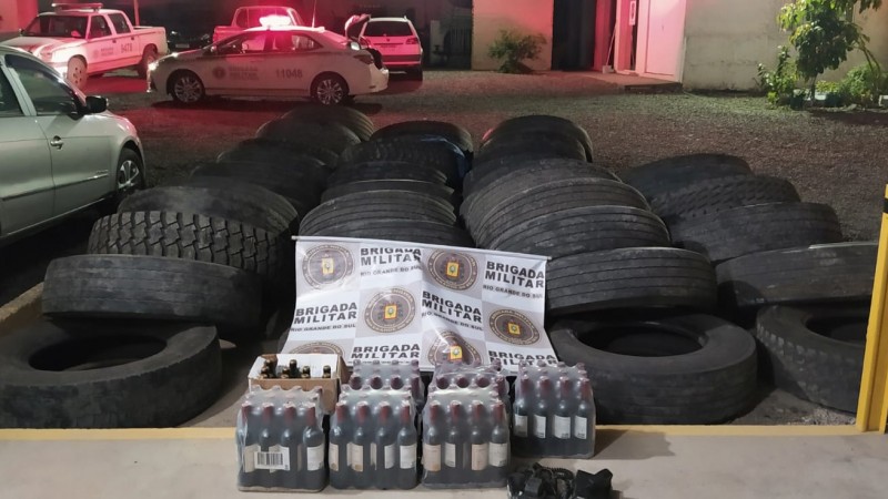 Pneus e bebidas