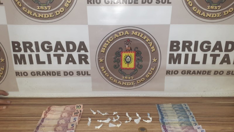 Materiais apreendidos