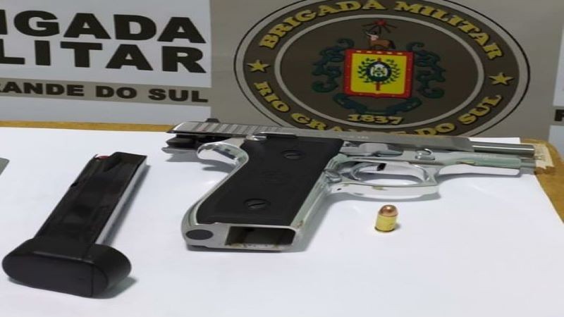 Brigada Militar prende homem por porte ilegal de arma de fogo em Crissiumal