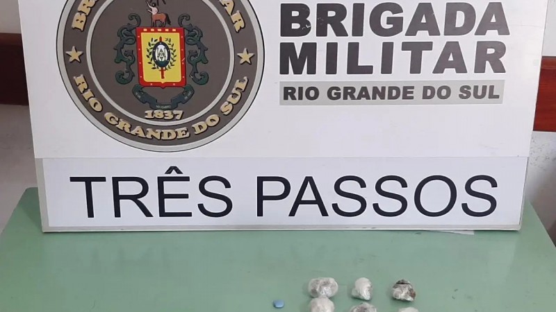 Brigada Militar apreende droga arremessada para o interior do Presídio Estadual de Três Passos