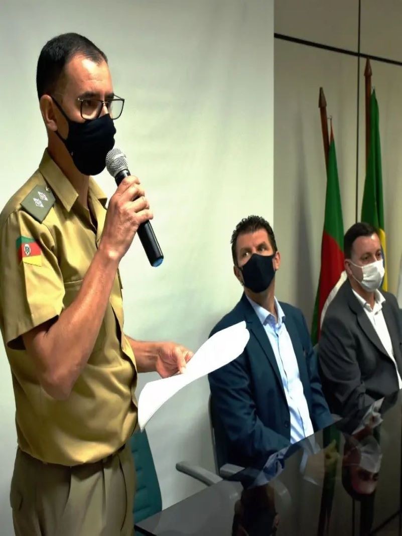 Comandante do Pelotão de Três Passos é empossado presidente do COMDICA