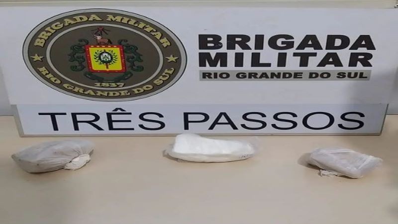 Brigada Militar apreende drogas em Três Passos