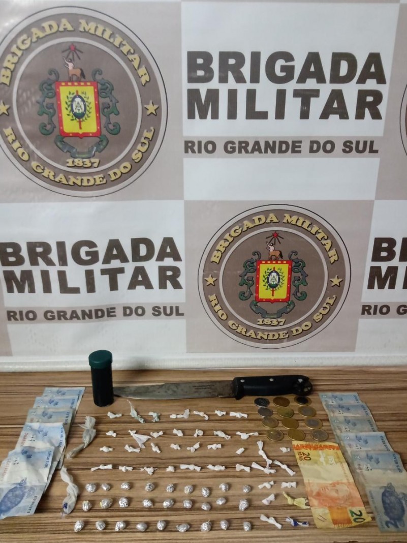 Porções de drogas