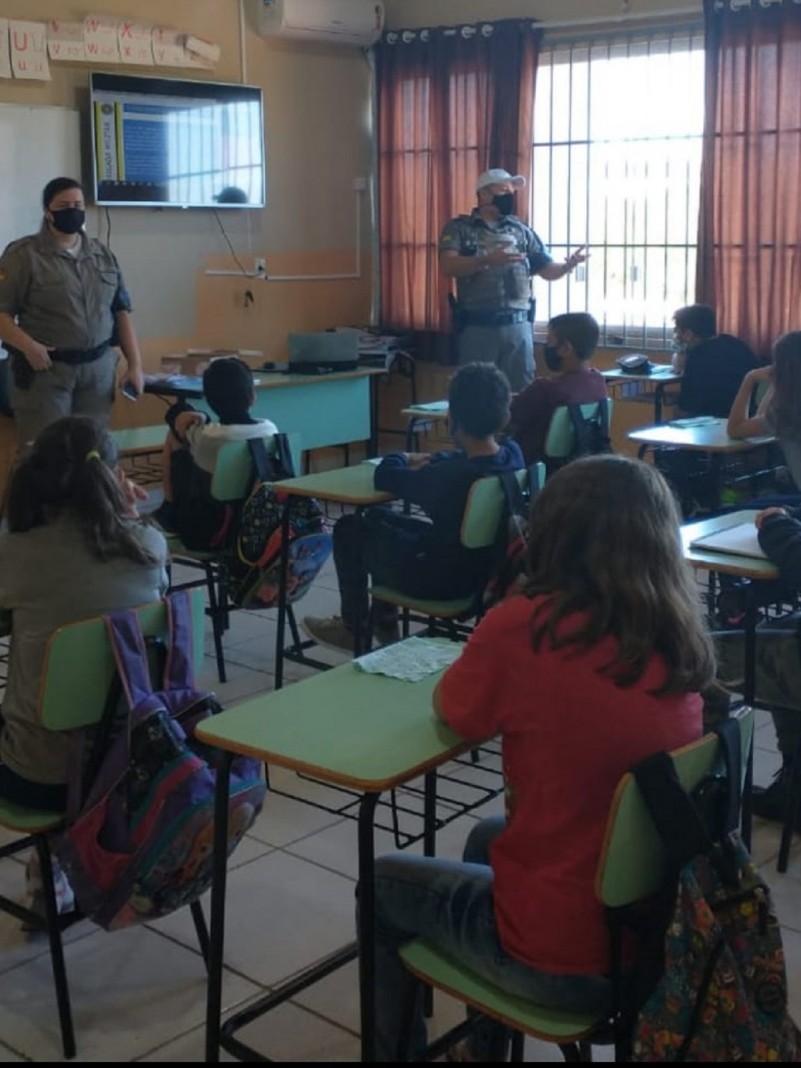 Palestra em escola