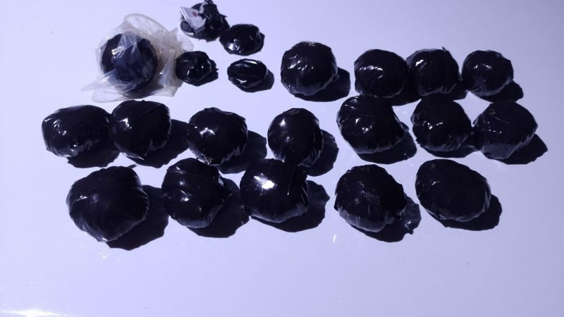 Porções de drogas 