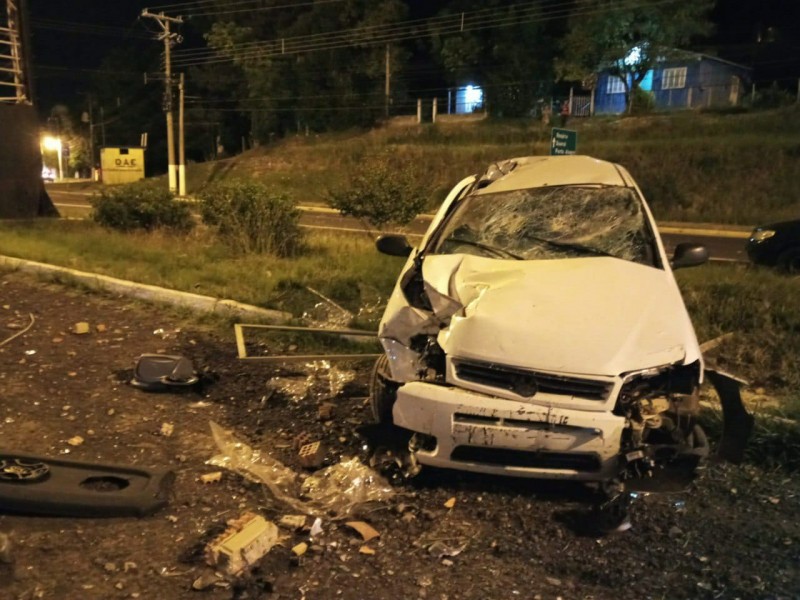 Veículo destruído