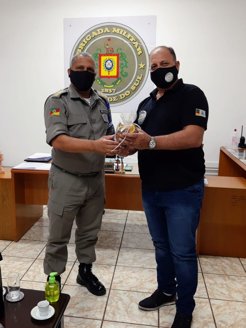 Comandante Regional recebe Diretor Municipal de Trânsito de Santo Ângelo