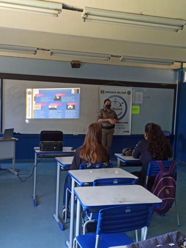 Palestra em escola
