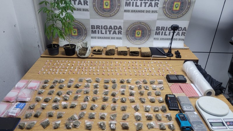 Homem é preso com drogas em São Leopoldo