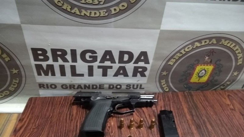 Preso por porte ilegal de arma de fogo