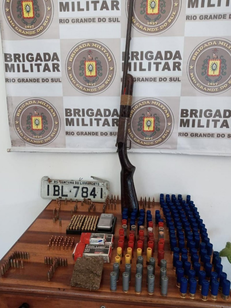 Brigada Militar de Livramento realiza apreensão
