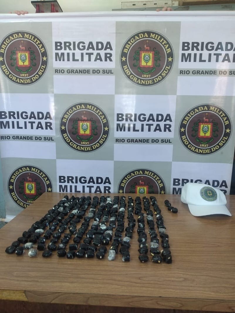 apreensão de drogas arremessadas presídio Santo Ângelo