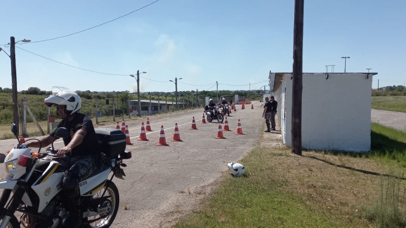 instrução de motos