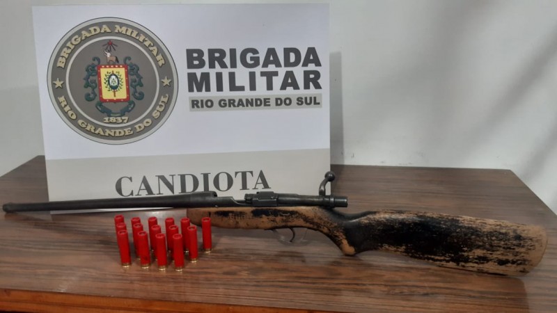 homem é preso em Candiota