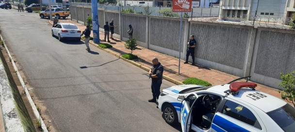 1? exercício simulado de roubo a banco em Novo Hamburgo