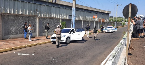 1? exercício simulado de roubo a banco em Novo Hamburgo