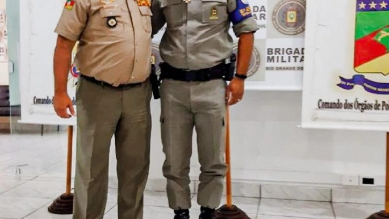 Comandantes do COE e 8&ordm; BPM