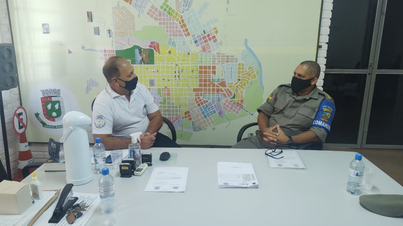 Diretor Gerson e Ten Cel Sergio