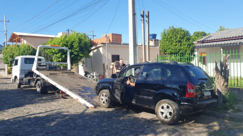 veículo apreendido