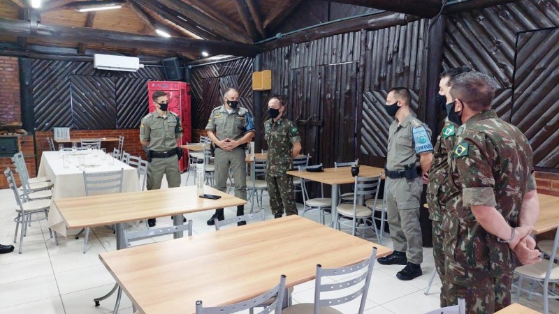 BM realiza encontro com Oficiais do 7°BIB