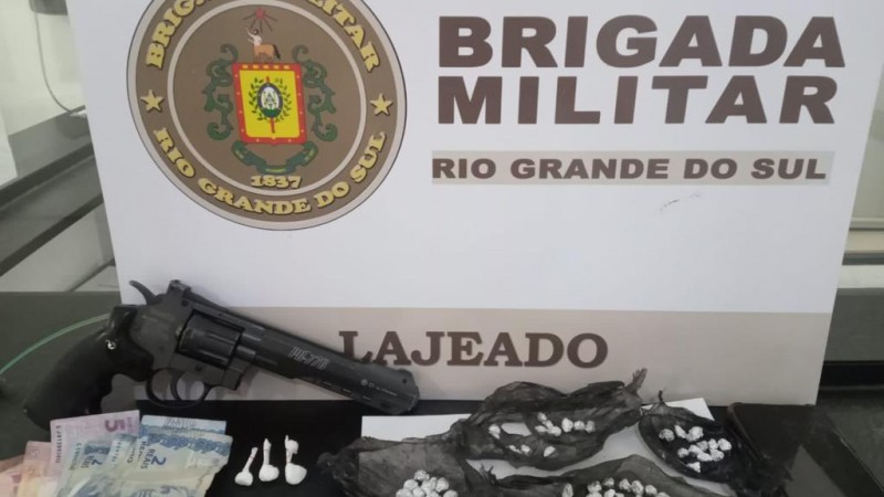 BM prende homem por tráfico de drogas em Lajeado