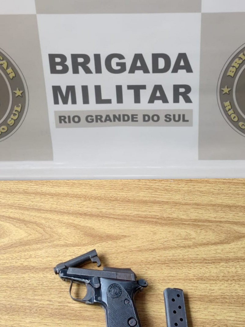 arma apreendida