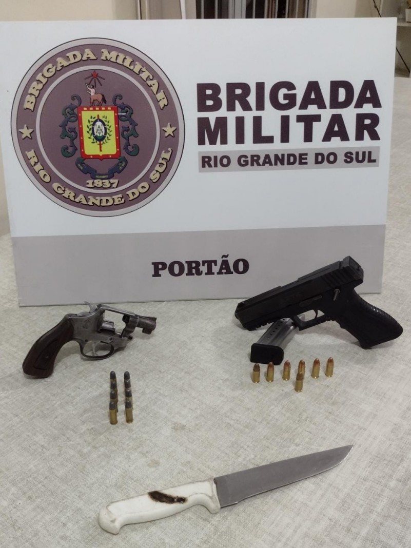 Brigada Militar prende trio na área rural do município