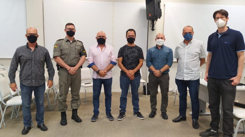 Comandante do 25º BPM participa de reunião do CONSEPRO de São Leopoldo